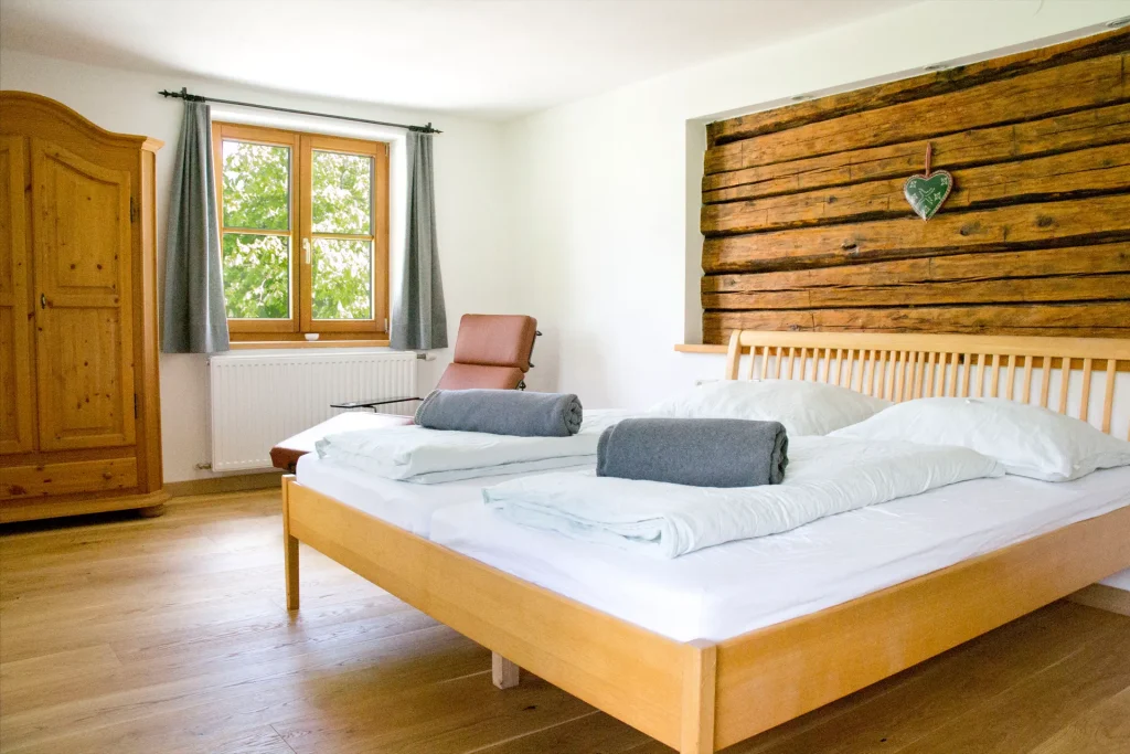 Schlafzimmer vom Apartment Scheichenspitz am Frienerhof in Ramsau am Dachstein